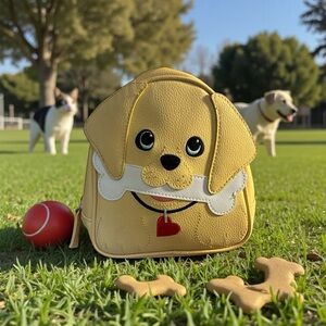 Bath & Bodyworks Yellow Labrador zipper pouch